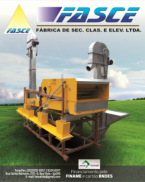 FASCE Ltda - Pré-Limpeza, Padronizadores, Secadores e Elevadores Metálicos
